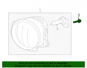 Lexus IS 14-20 headlight hardware incomplete