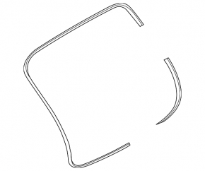 Nissan Murano 25-26 tailgate seal