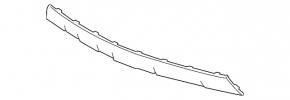 Buick Encore 13-16 front bumper lip trim, gray