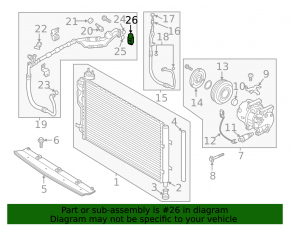 Kia Soul 14-19 air conditioner heater valve