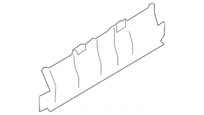 Rear bumper center guard for Porsche Cayenne 19-26
