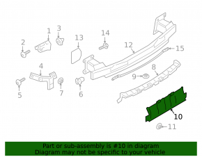 Rear bumper center guard for Porsche Cayenne 19-26