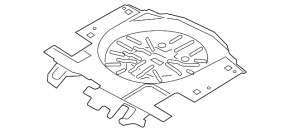 Lincoln MKC 15- Trunk Trough Flooring