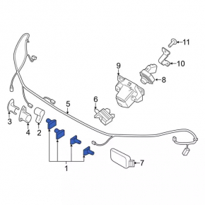 Rear Parking Sensor Ford Edge 15-