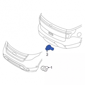 Rear Parking Sensor Ford Edge 15-