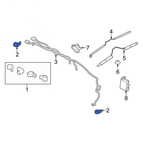 Rear Parking Sensor Ford Edge 15-
