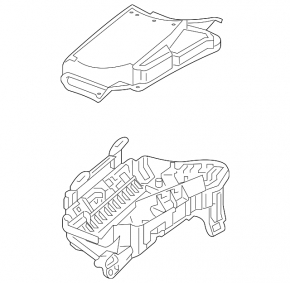 Projection onto the Mazda CX-9 16-17 windshield