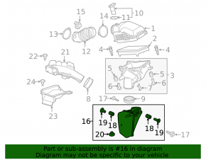 Garbage collector Acura MDX 16-18 rest