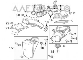 Garbage collector Acura MDX 16-18 rest