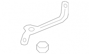 Intercooler bracket upper right Honda Accord 18-22