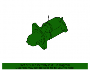 Starter Subaru Forester 08-13 manual transmission