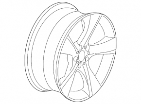 Wheel disk R20 331 style BMW 5 F10 09-16 8.5x20