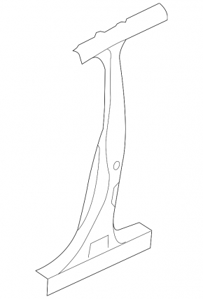 Body pillar central right Subaru XV Crosstrek 18-23