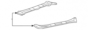 Rear subframe reinforcement right Lexus IS250 14-24