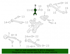 Upper Rear Left Transverse Arm Honda Clarity 18-21 USA