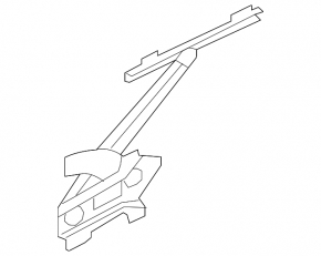 Mitsubishi Outlander 14-22 rear right window lifter with motor