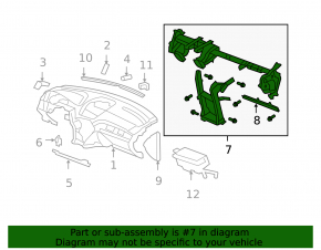 Under-torpedo pipe reinforcement Acura MDX 07-13