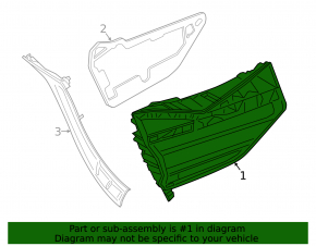 Light inside trunk lid right BMW 7 G11 G12 16-19