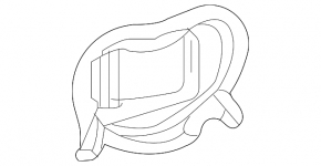 Toyota Sienna 21-24 rear right door panel upper