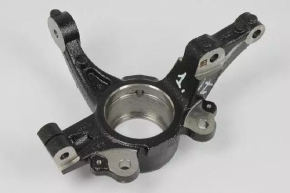 Front left hub with axle Fiat 500L 14- with ABS sensor, rusty