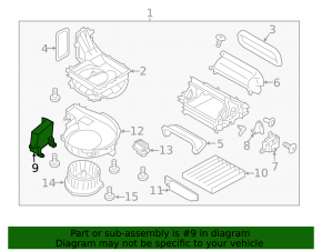 Heater control unit Subaru Outback 15-19