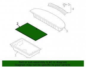 Hyundai Santa FE 21-23 trunk floor
