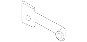 Rear bumper reinforcement bracket left lower Hyundai Sonata 20-22 US