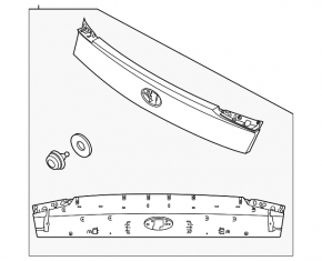 Hyundai Sonata 20-22 Trunk Lid Trim