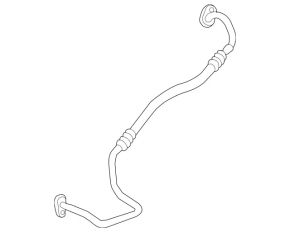 Air conditioning condenser-compressor pipe Mercedes C-class W205 300 19-21