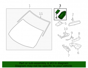 Rain sensor Mazda 3 19-