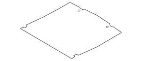 Trunk floor Mazda 3 14-18 BM