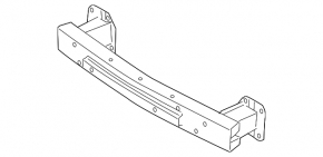 Mazda3 03-09 HB rear bumper reinforcement