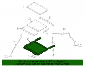 Lincoln MKZ 13-20 Sunroof Mechanism