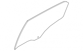 Glass of the rear left door Ford Ecosport 18-22