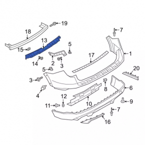 Ford Explorer 20- Rear Bumper Absorber