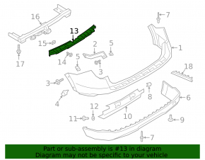 Ford Explorer 20- Rear Bumper Absorber