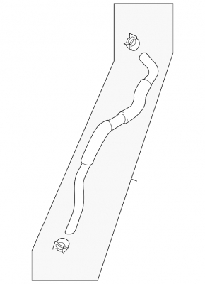 Upper cooling pipe Mazda CX-5 17-