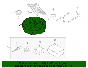 Foam plastic for Hyundai Sonata 15-19 tool
