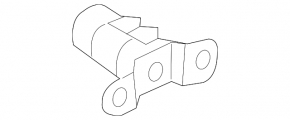 Front left door lock cylinder Chevrolet Volt 16-