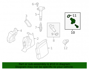 Camshaft position sensor Mitsubishi Lancer 10-17 2.0, 2.4