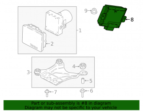 Parking Brake Control Unit BMW X3 G01 18-21