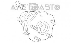 Rear left hub Lexus RX350 RX450h 16-22 AWD