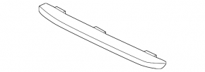 BMW X5 G05 24-26 chrome front bumper grille molding, center left