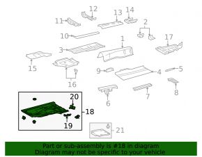 Bottom protection right front Lexus LS460 07-09