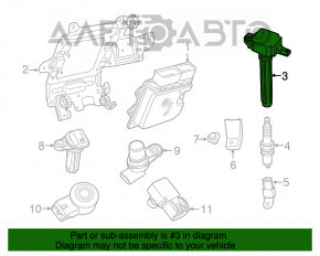 Dodge Dart 13-16 2.4 Ignition Coil