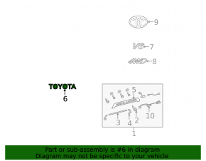 HSD Emblem Toyota Highlander 08-10