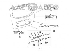 HSD Emblem Toyota Highlander 08-10