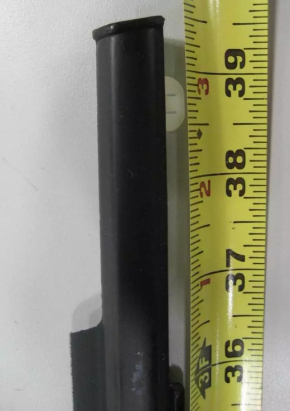 Door-glass molding, center rear right, Toyota Prius 2009-2010