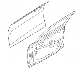 Kia Optima 16-20 front left door