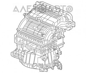 Bare heater body Honda CRV 17-22